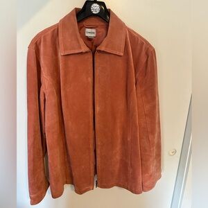 Chico’s Suede Salmon color coat